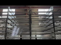 Caixa de cabos de escada montada na parede resistente ao fogo com revestimento de prata