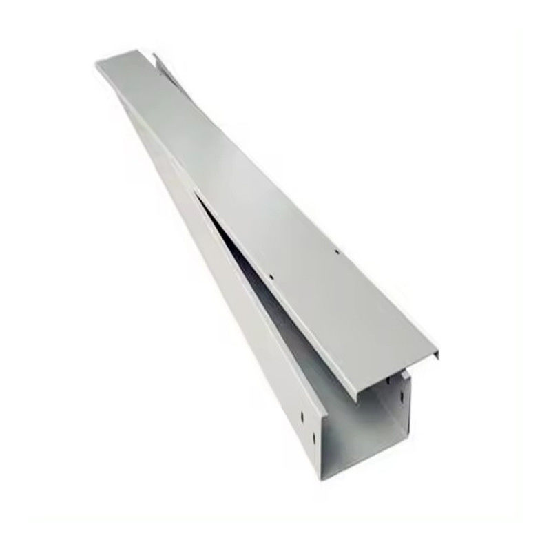 Caixa de cabos de aço de prata de trabalho médio, galvanizada, montada na parede, tipo ponte, tipo canal