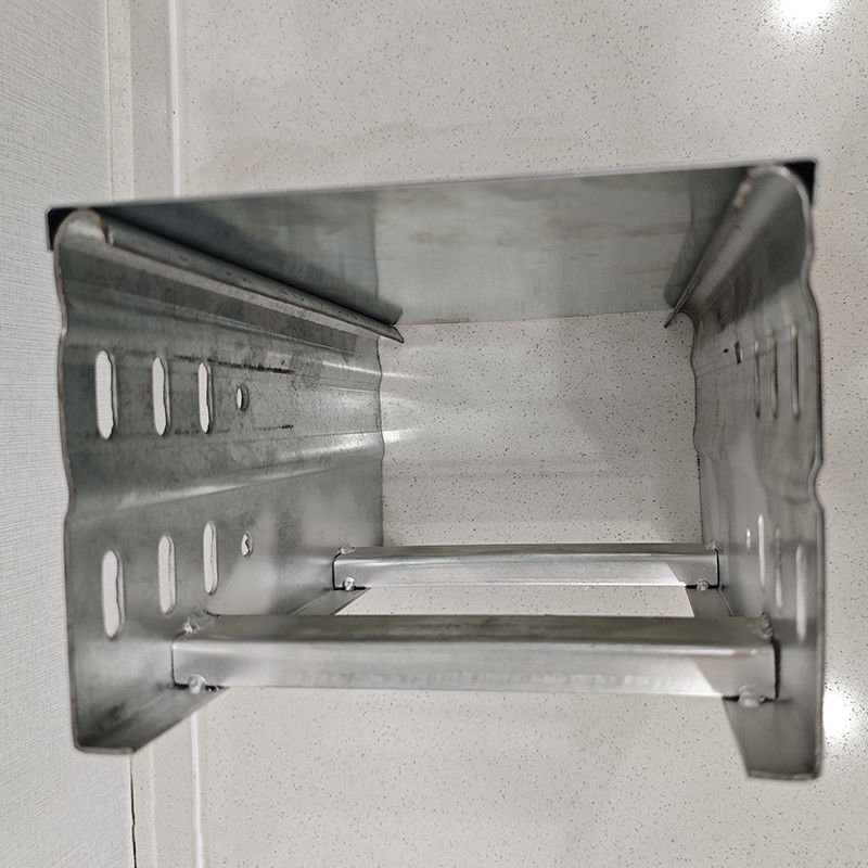 Parede de bandeja de cabos de aço inoxidável rectangular de carga pesada montada com resistência à corrosão