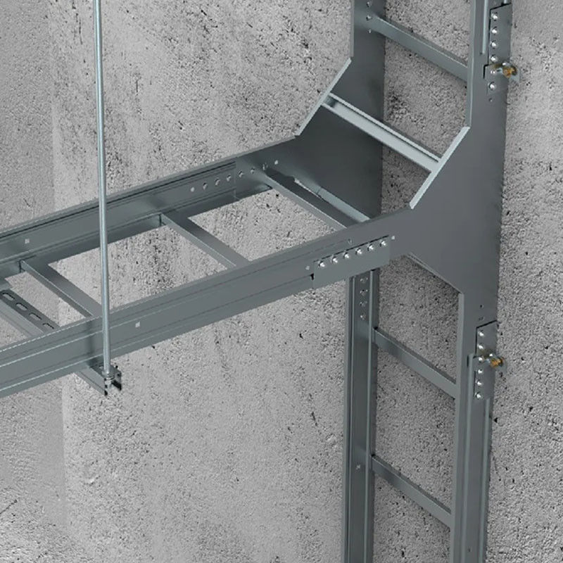 Escadaria de prata Tipo Cable Tray Bends Tees Cruzes para resistência à corrosão e resistência ao fogo