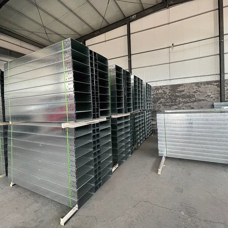 Sistema de canalização de cabo de aço galvanizado de prata personalizável resistente à corrosão para gestão de cabo
