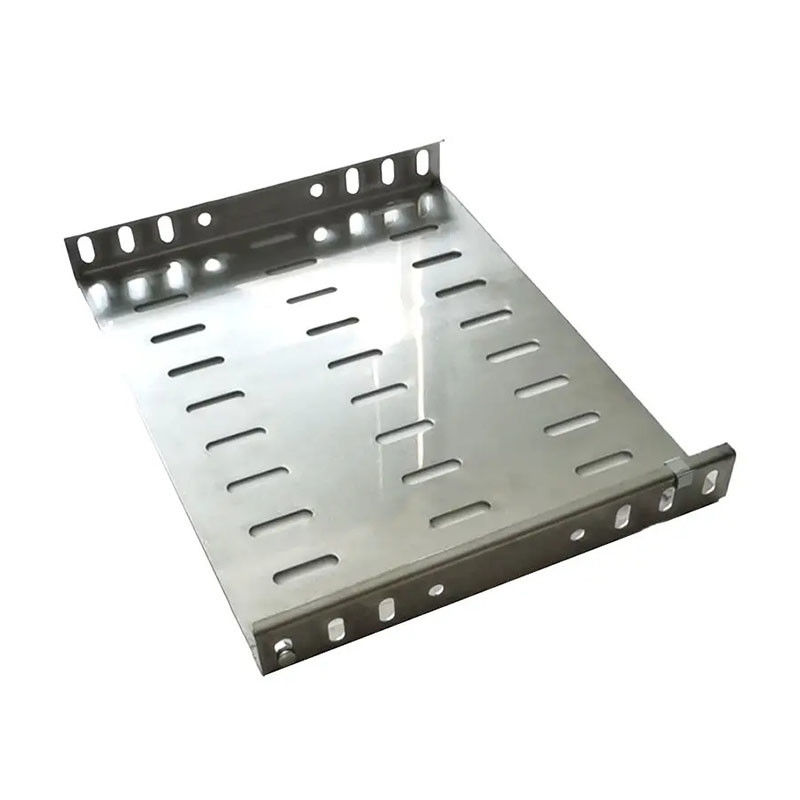 Excelente ventilação bandeja de cabo de aço inoxidável 1,2 mm-2,5 mm fácil instalação cor prateada
